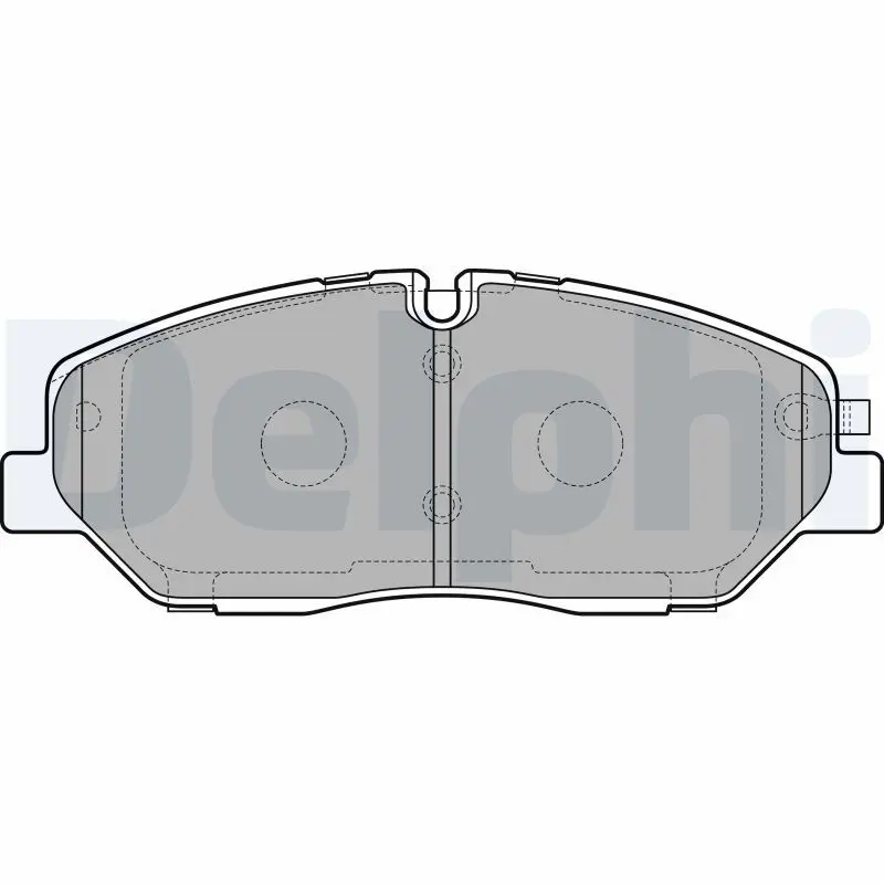 DELPHI LP3293 Комплект тормозных колодок,