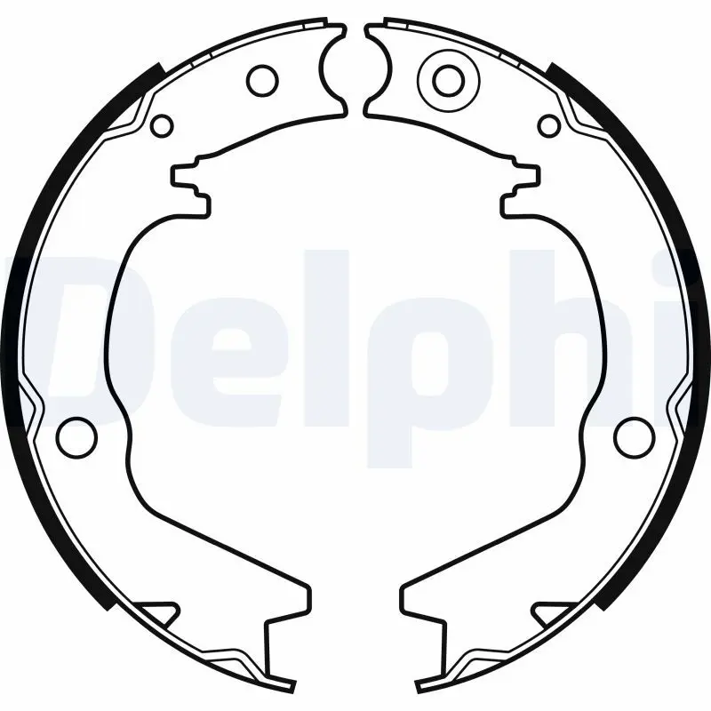 DELPHI LS2145 Барабанные колодки