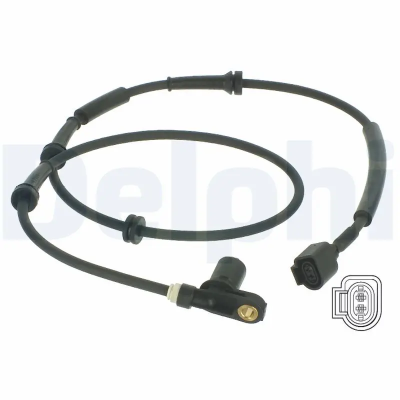 Delphi SS20028 Датчик ABS задн SEAT Alhambra