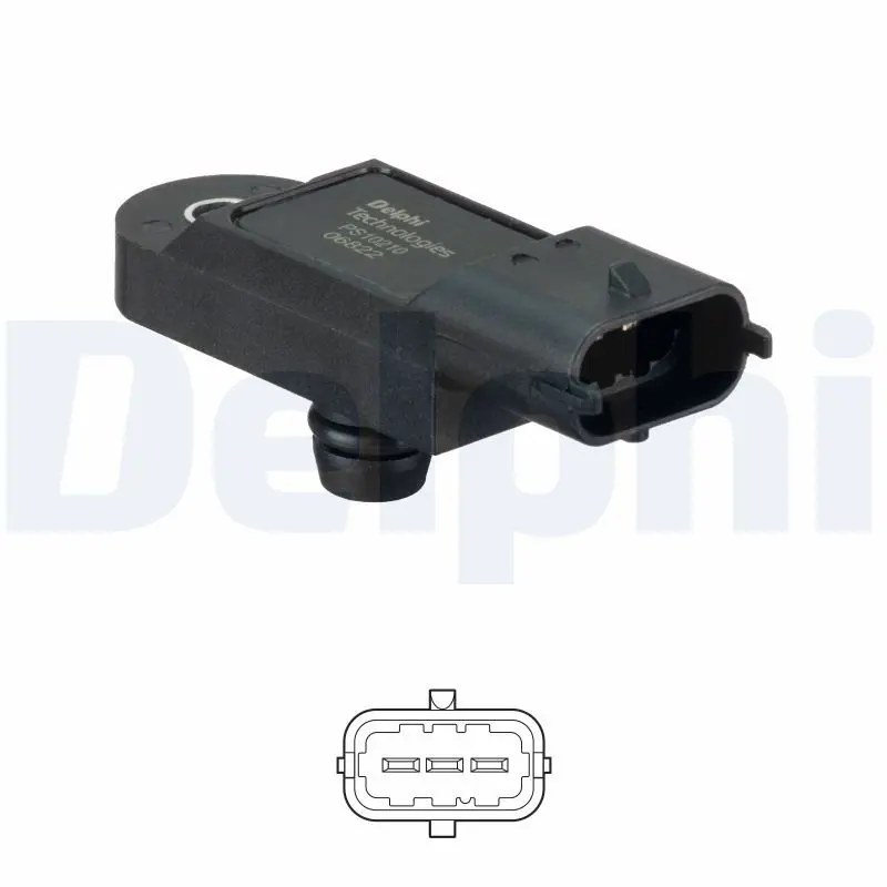 DELPHI PS10210 Датчик, давление во впускной