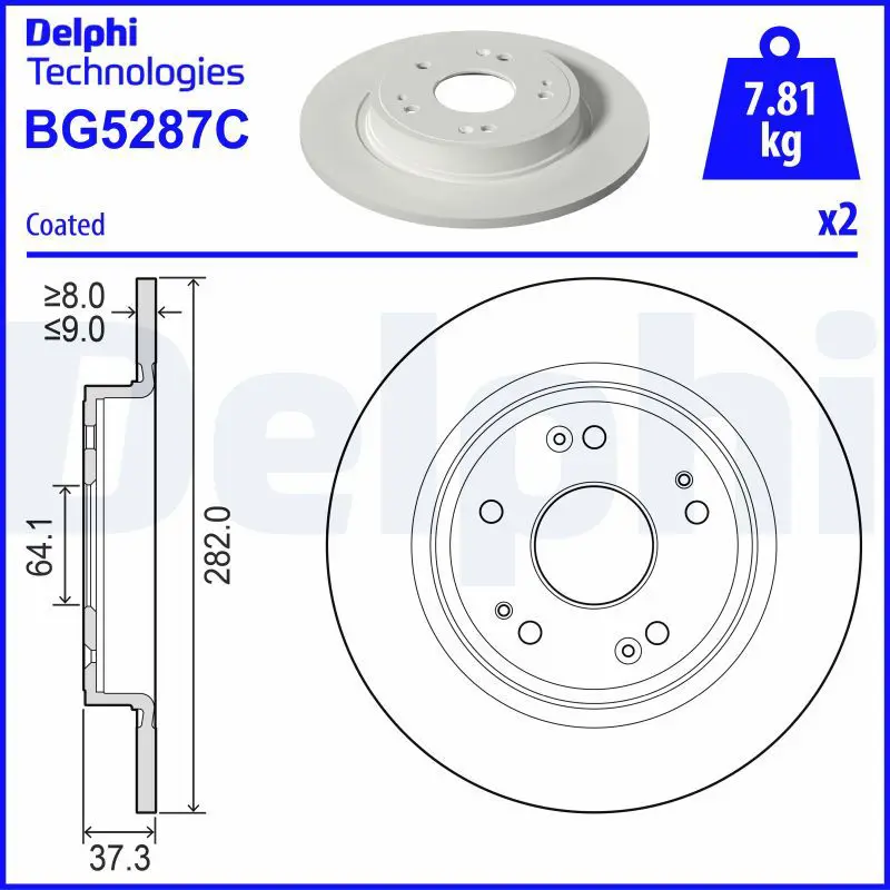 BG5287C Brake Disc