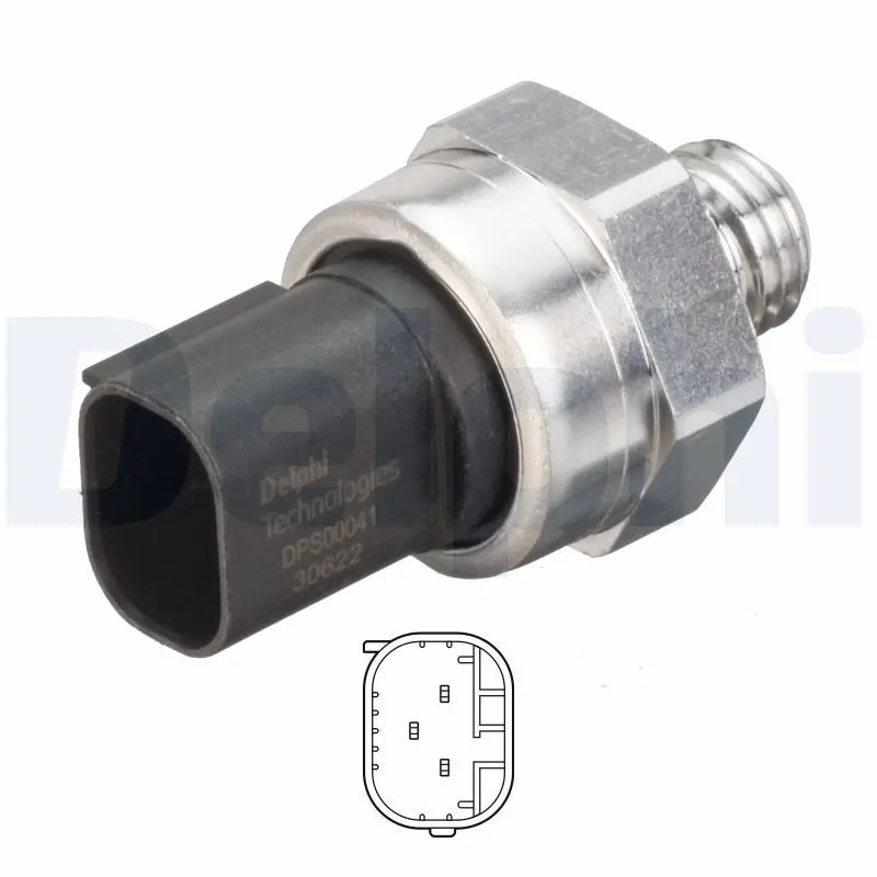 DELPHI DPS0004112B1 Датчик, давление выхлопных
