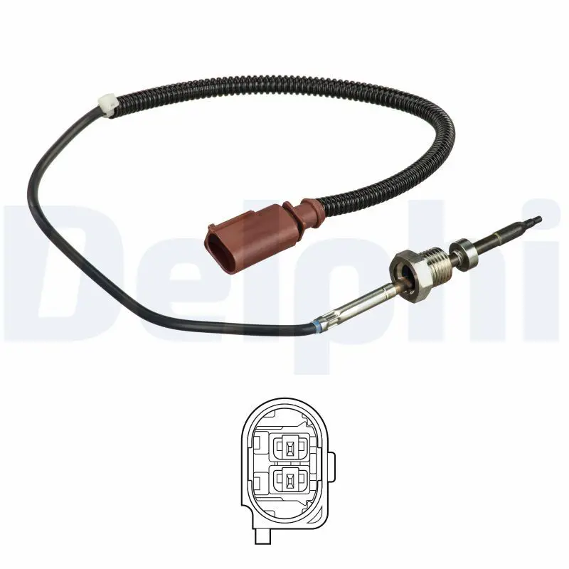 DELPHI TS30147 Датчик, температура выхлопных
