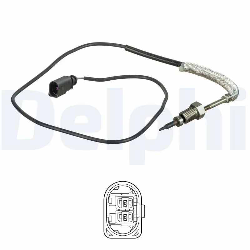 DELPHI TS30158 Датчик, температура выхлопных