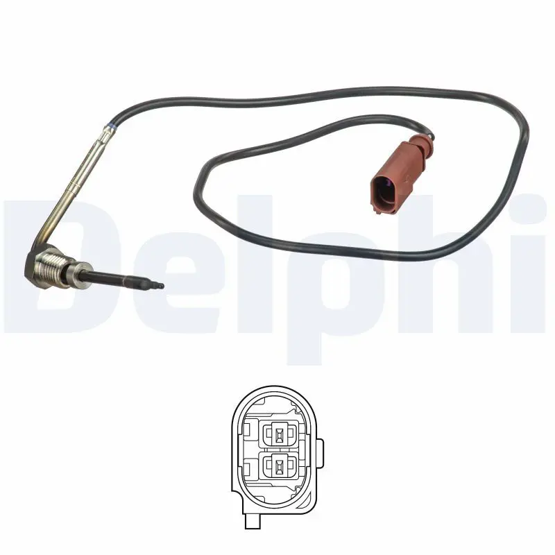 DELPHI TS30177 Датчик, температура выхлопных