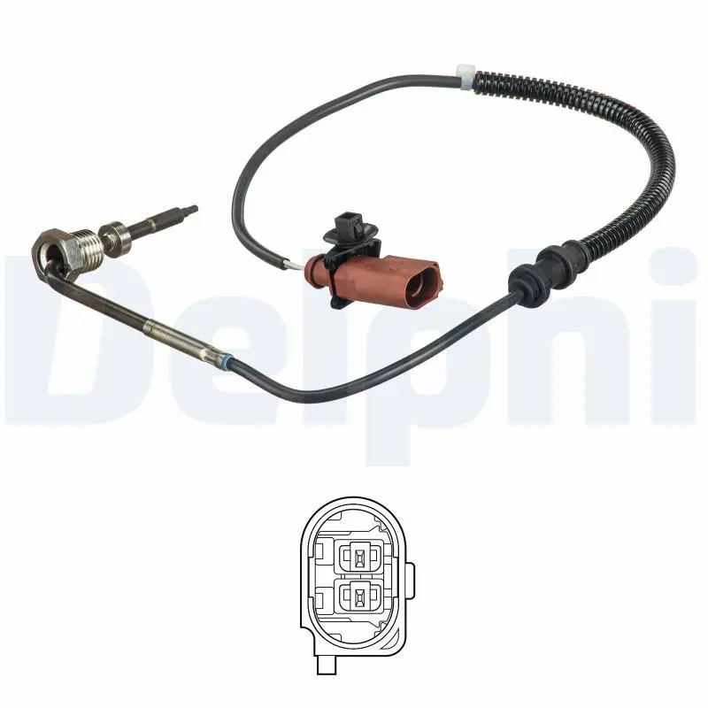 DELPHI TS30247 Датчик, температура выхлопных