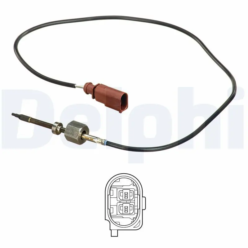 DELPHI TS30252 Датчик, температура выхлопных
