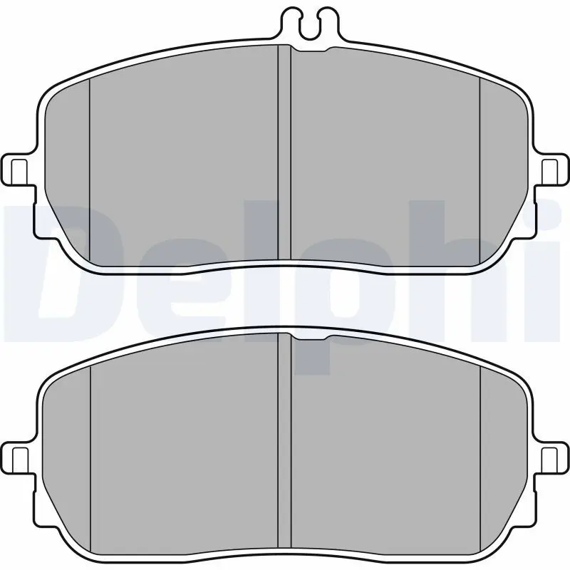 Delphi LP3437 Колодки тормозные MERCEDES A
