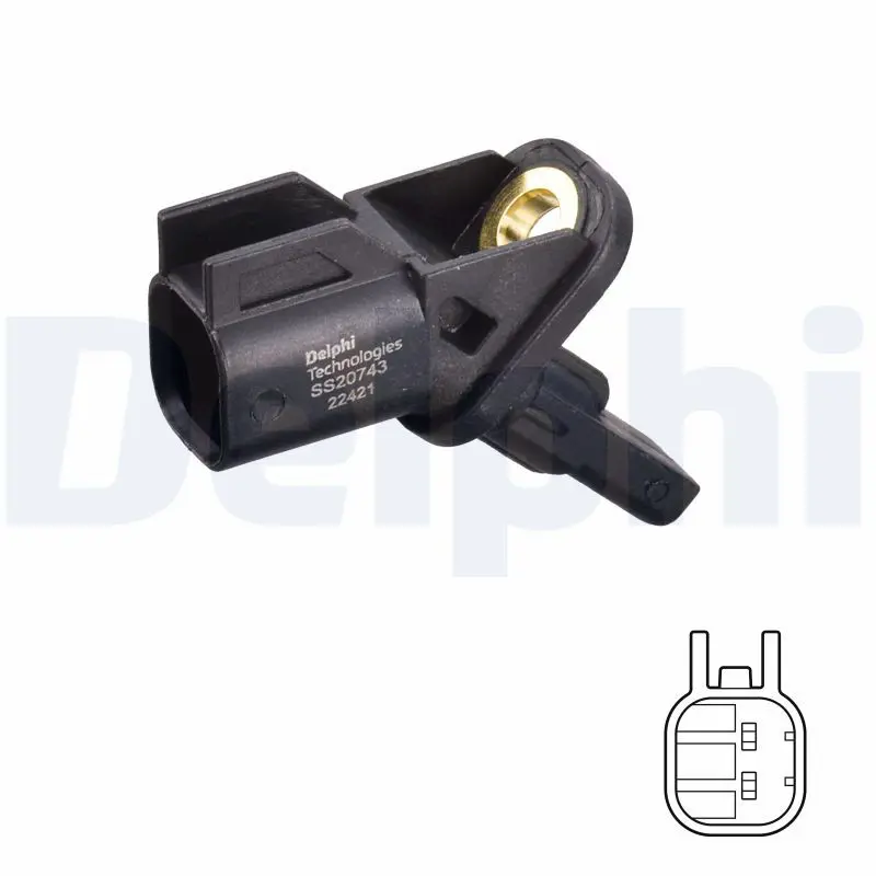 DELPHI SS20743 Датчик, частота вращения