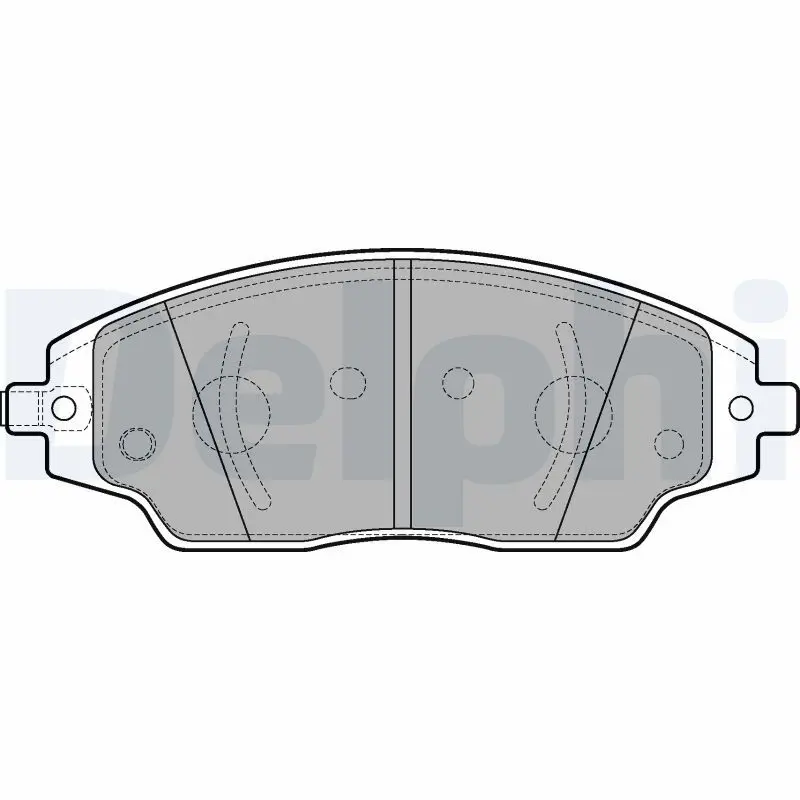 DELPHI LP3192 Комплект тормозных колодок