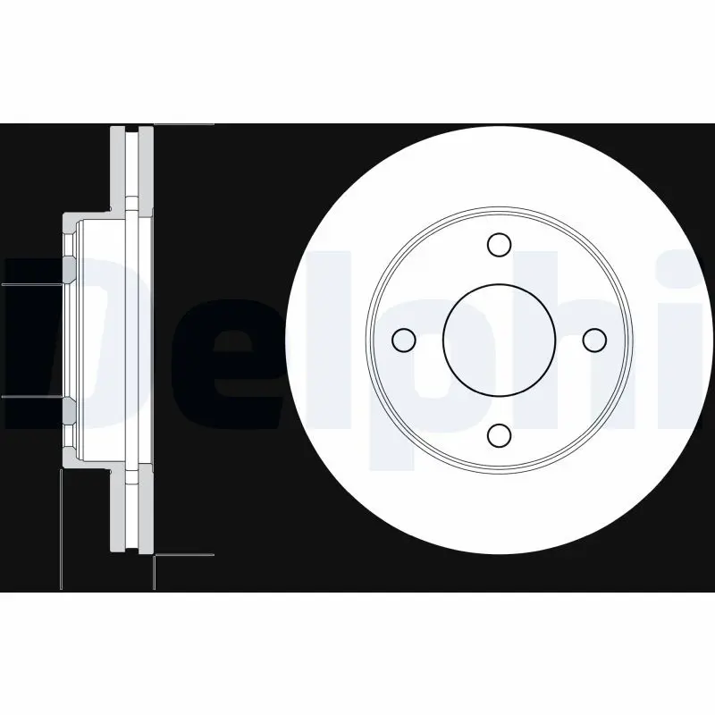DELPHI BG4651C Тормозной диск