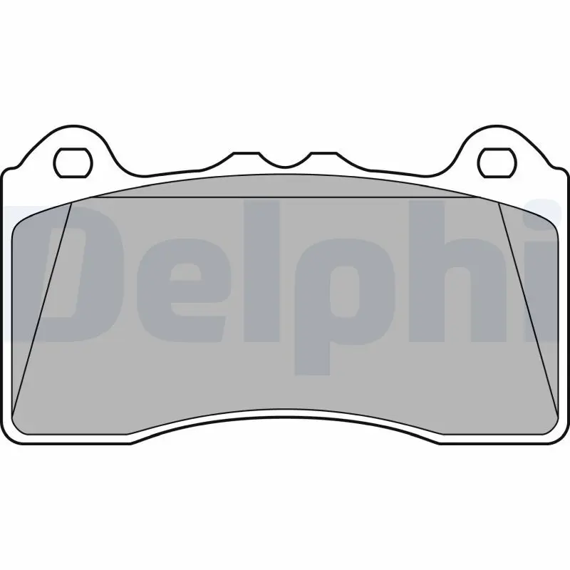 Delphi LP3436 Колодка тормозная набор LP3436