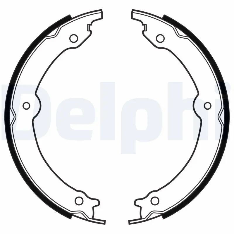 DELPHI LS2152 Барабанные колодки