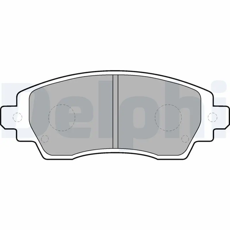 DELPHI LP1560 Колодки торм.пер.