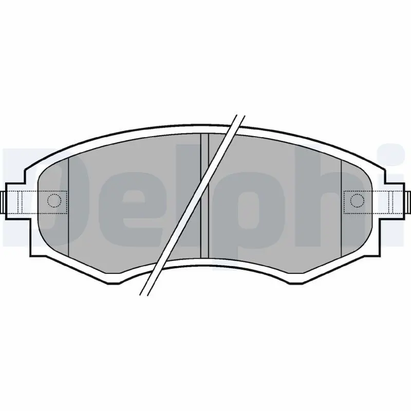 Delphi LP606 Колодки HYUNDAI