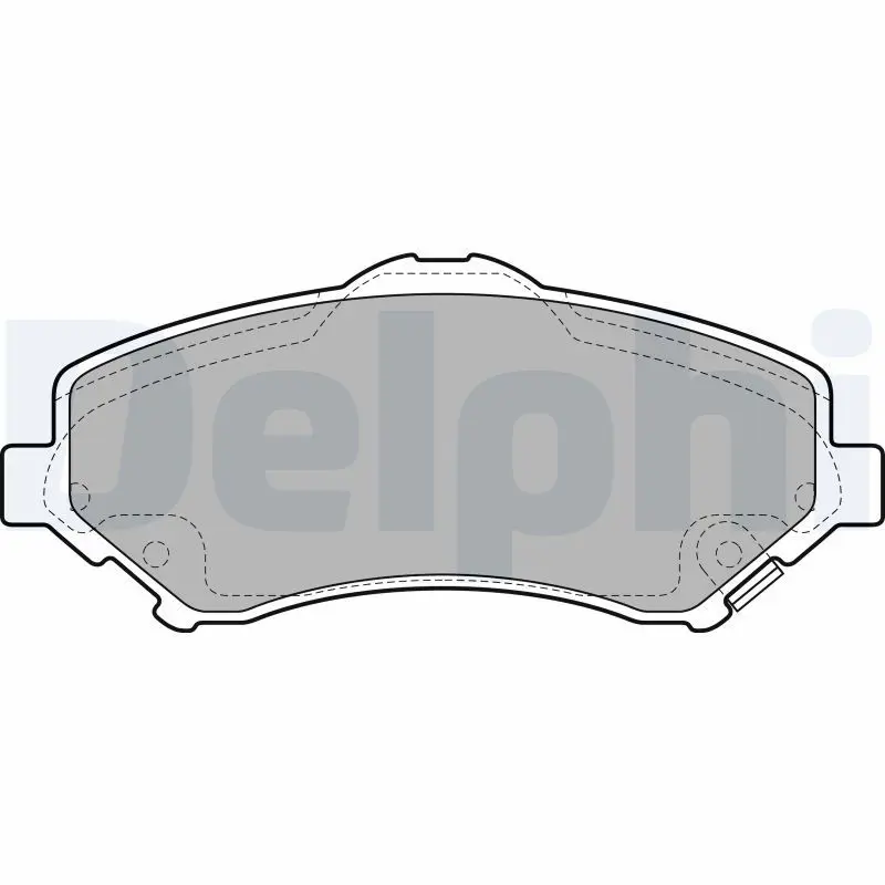 Delphi LP2143 Колодки CHRYSLER GRAND VOYAGER