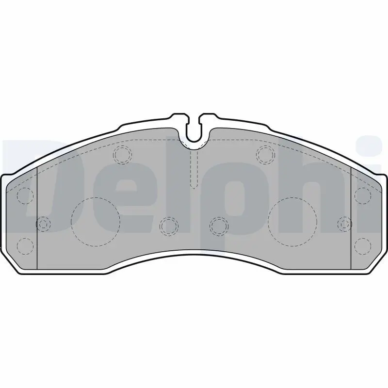 Delphi LP2042 Колодки торм.пер.