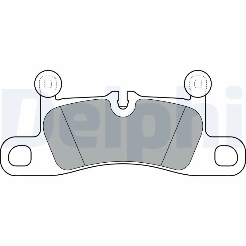 Delphi LP3298 Колодка тормозная набор LP3298