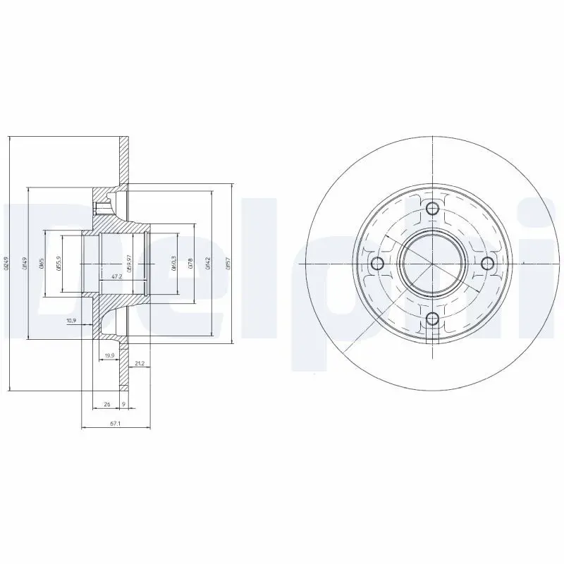 Delphi BG9021RS Диск