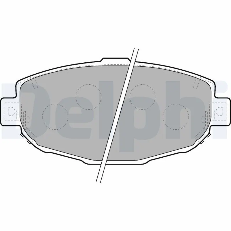 LP1661 Тормозные колодки