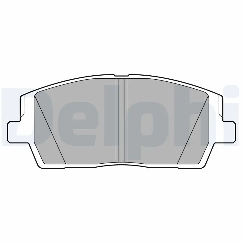Delphi LP3552 Колодка Тормозная Набор LP3552
