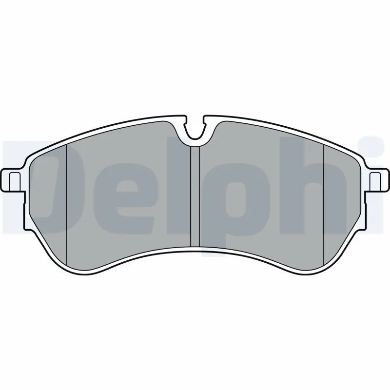 Delphi LP3410 Комплект передних тормозных