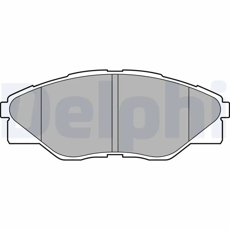 LP2496 Колодки дисковые пер. TOYOTA