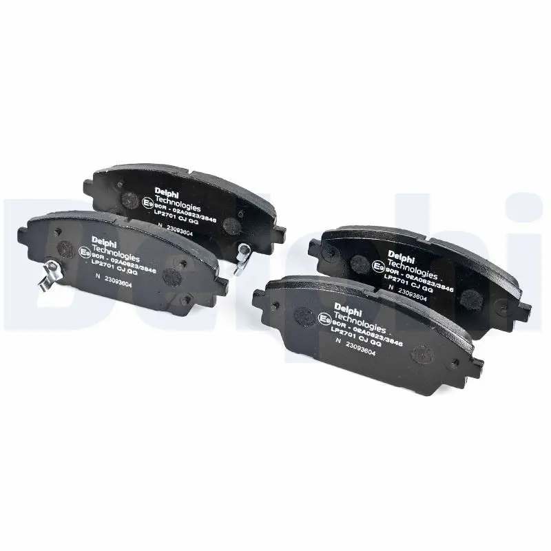Delphi LP2701 Колодки тормозные передние