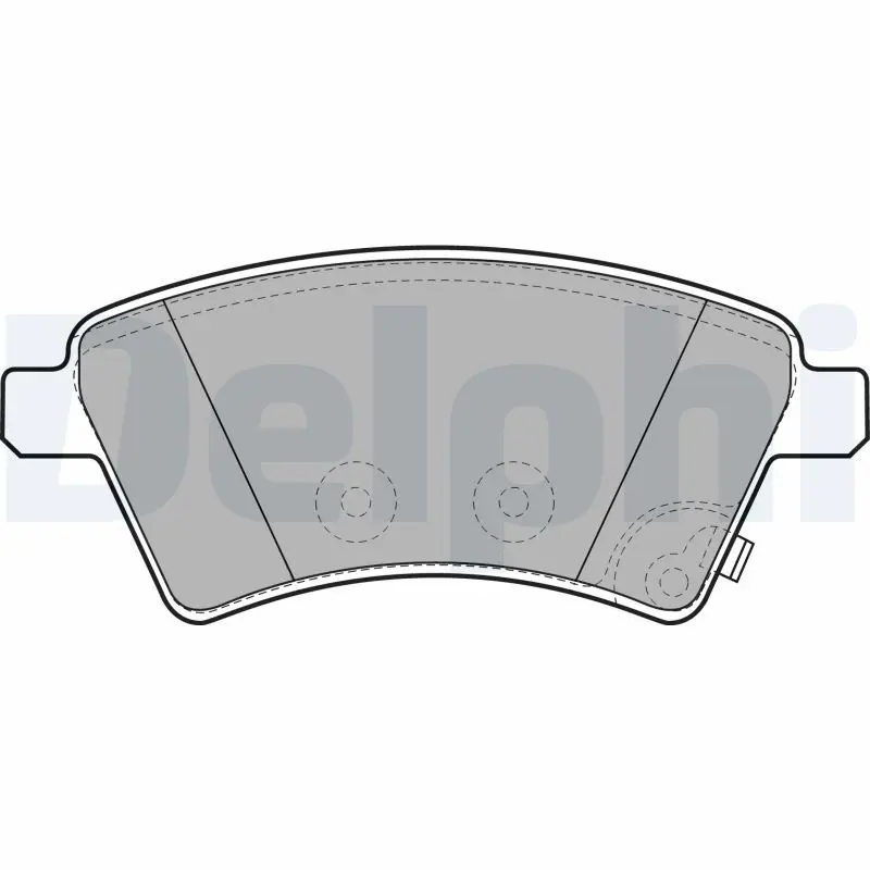 Delphi LP1966 Колодки передние SUZUKI SX4