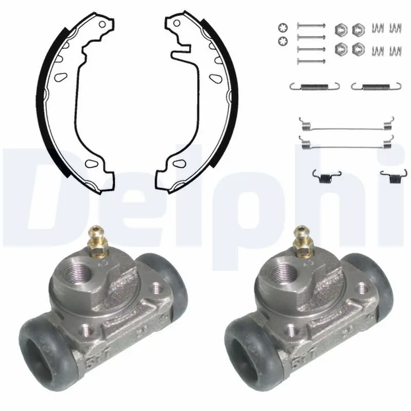 DELPHI KP827 Комлект тормозных накладок