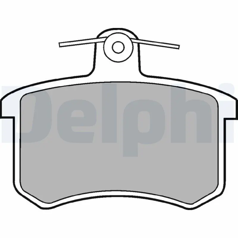 Delphi LP451 Колодки торм.зад. (WVA 21144