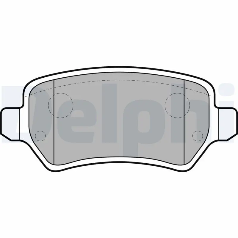 Delphi LP1681 Колодки зад.OPEL ASTRA