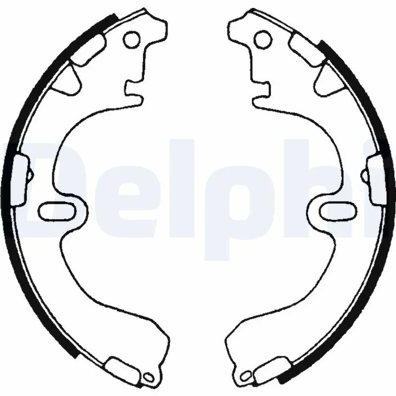 Delphi LS1315 Комлект тормозных накладок