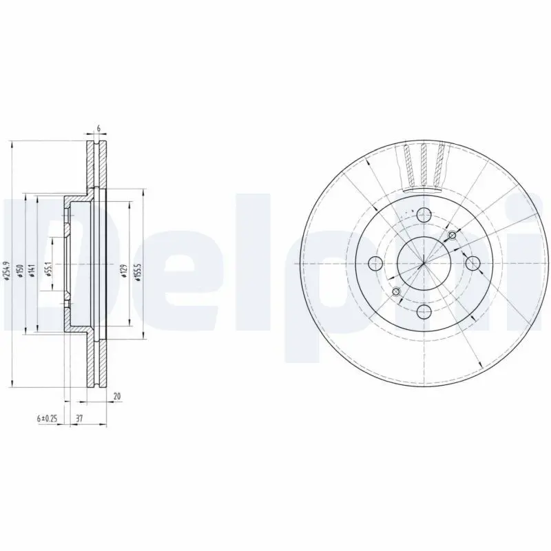 Delphi BG3520 Тормозно