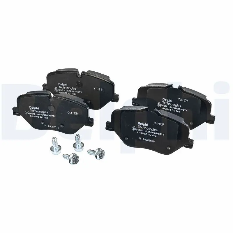 LP3882 Комплект тормозных колодок,