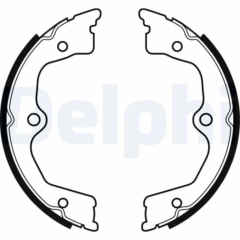 Delphi LS2033 колодки ручника