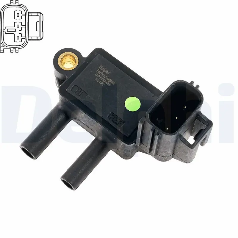 DELPHI DPS0002612B1 Датчик, давление выхлопных