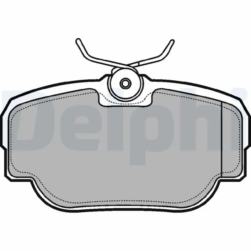 Delphi LP914 Тормозные колодки LAND ROVER