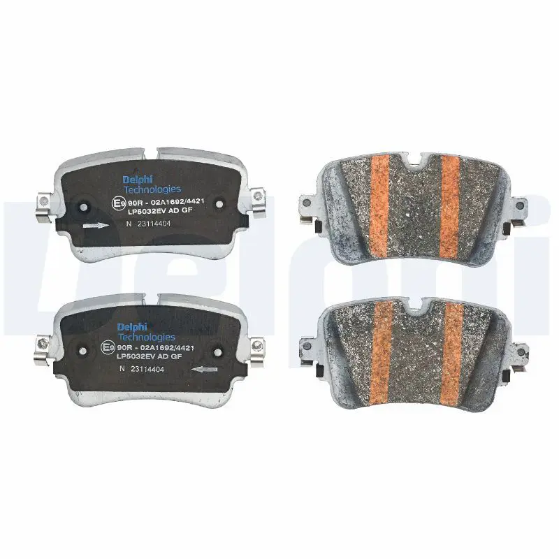 DELPHI LP5032EV Комплект тормозных колодок,