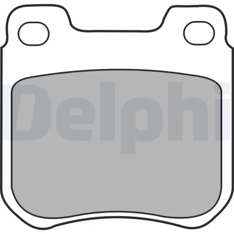 DELPHI LP1441 Комплект тормозных колодок