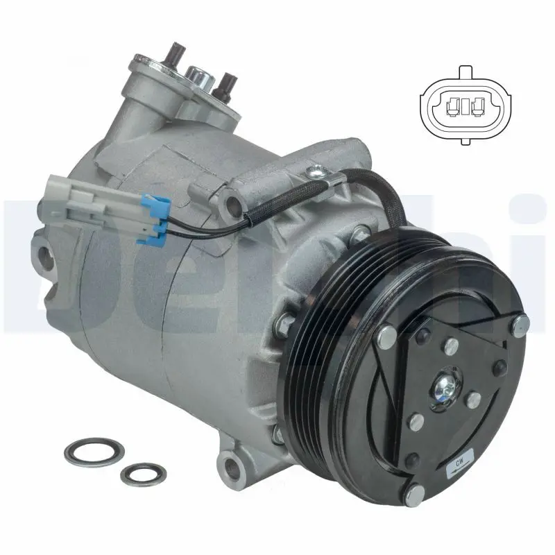 DELPHI TSP0155142 Компрес.кондицион. Opel Corsa