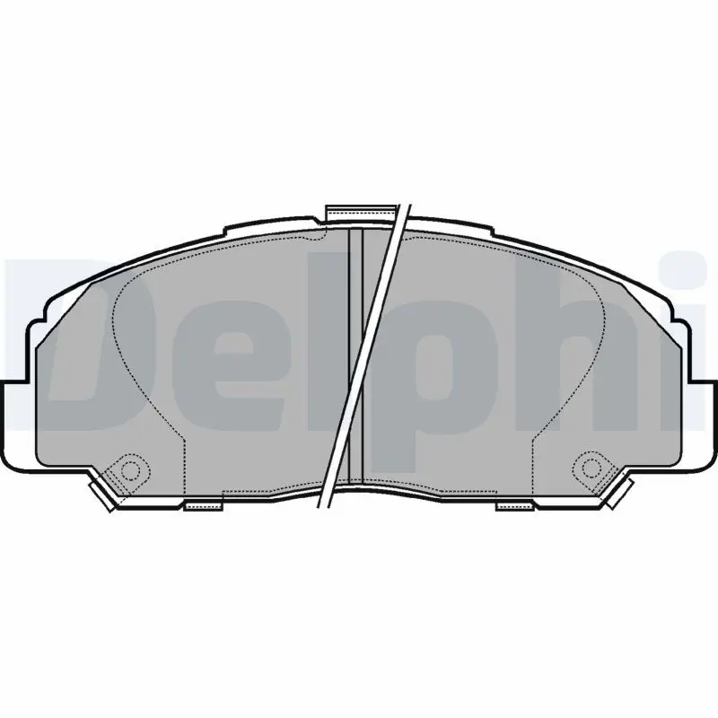 DELPHI LP944 Комплект тормозных колодок