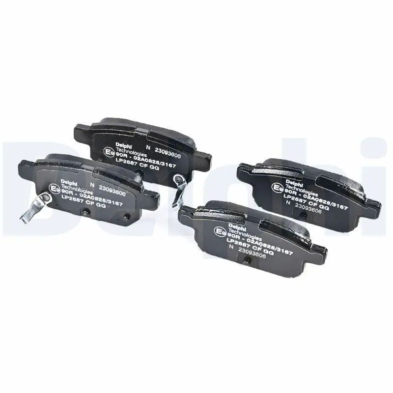 Delphi LP2687 Комплект тормозных колодок