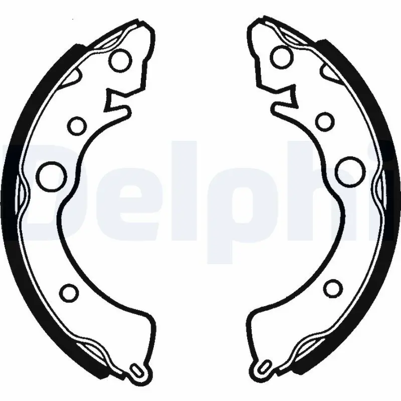 DELPHI LS1288 Комлект тормозных накладок