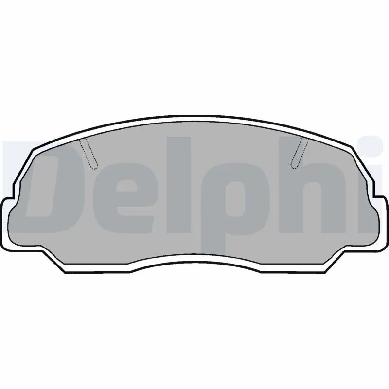 DELPHI LP400 Комплект тормозных колодок