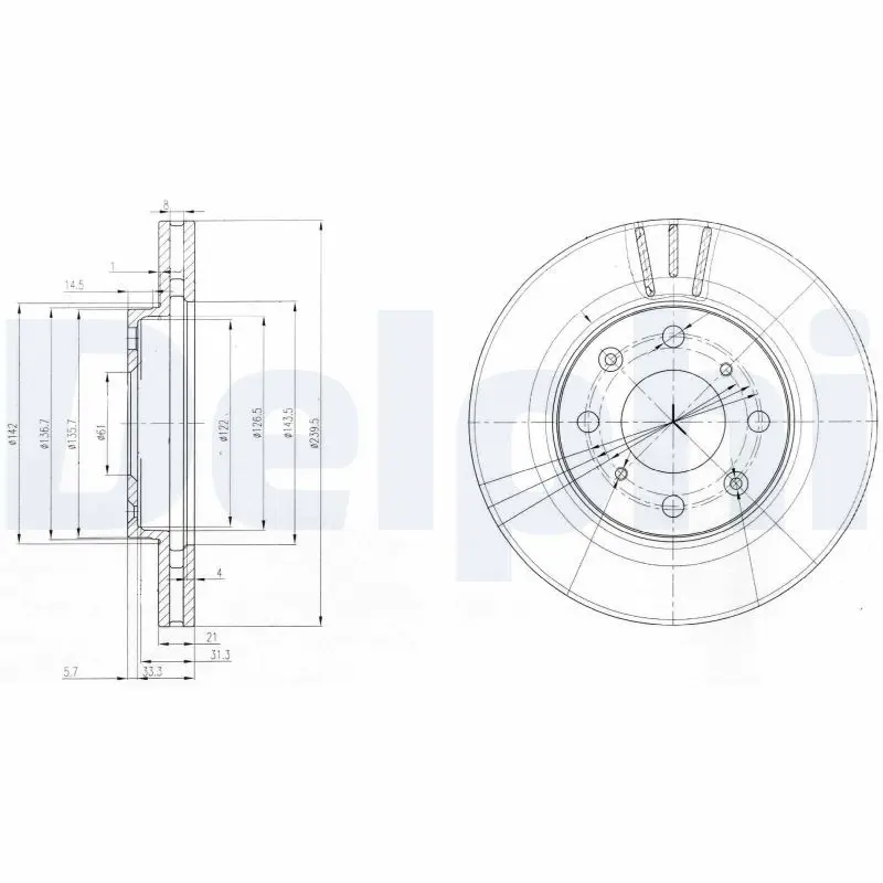 DELPHI BG3794 Тормозно