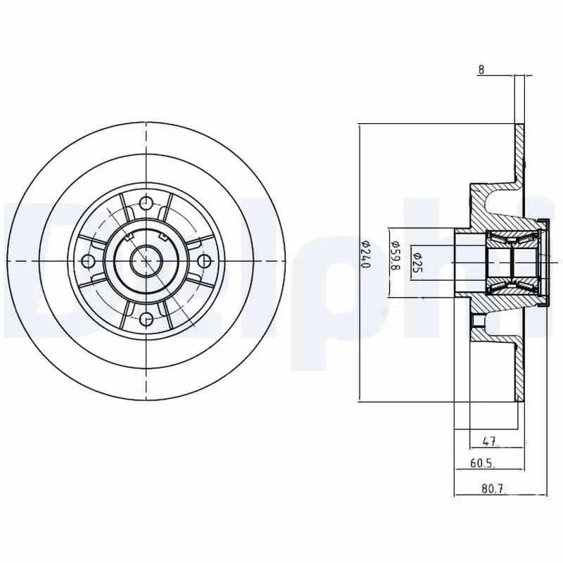 Delphi BG9028RS Диск