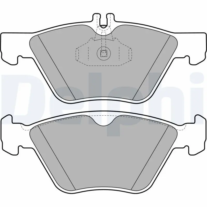 Delphi LP1589 Колодки MERCEDES W210