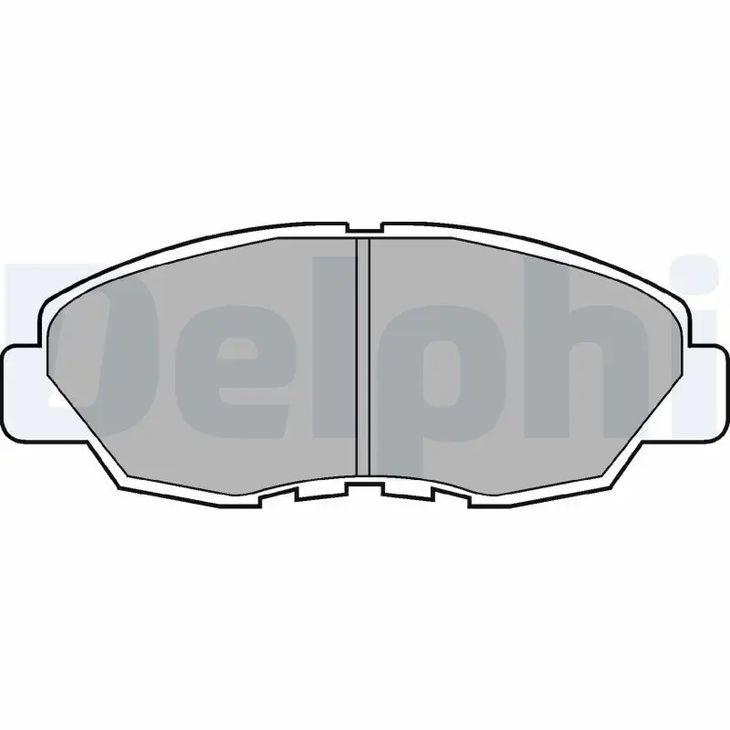 DELPHI LP734 Колодки тормозные, передние