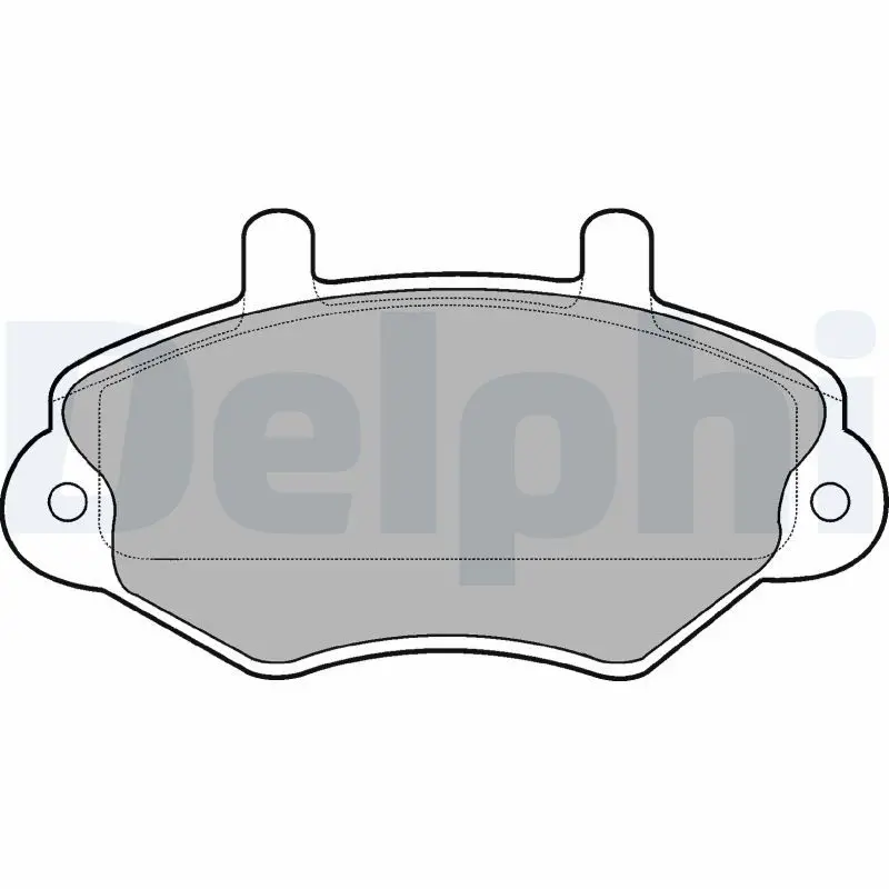 Delphi LP767 Колодки тормозные